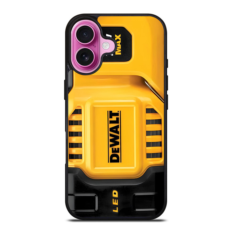 DEWALT TOOL LOGO JOBSITE LED SPOTLIGHT iPhone 16 Plus Case Cover