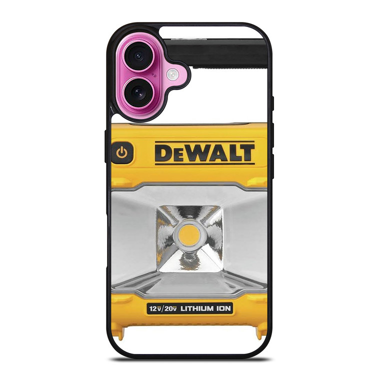 DEWALT TOOL LOGO LED WORK LIGHT iPhone 16 Plus Case Cover