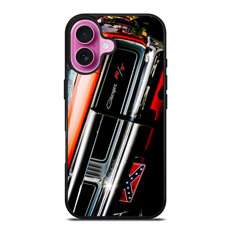 DODGE CHARGER GENERAL LEE CAR iPhone 16 Plus Case Cover