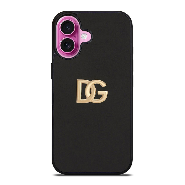DOLCE AND GABBANA BLACK GOLD iPhone 16 Plus Case Cover