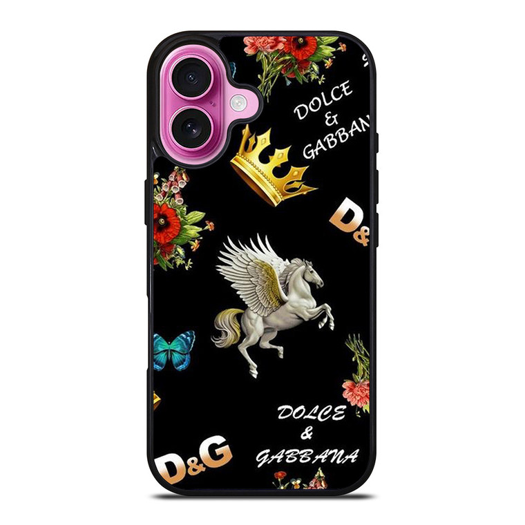 DOLCE AND GABBANA LUXURY PATTERN iPhone 16 Plus Case Cover
