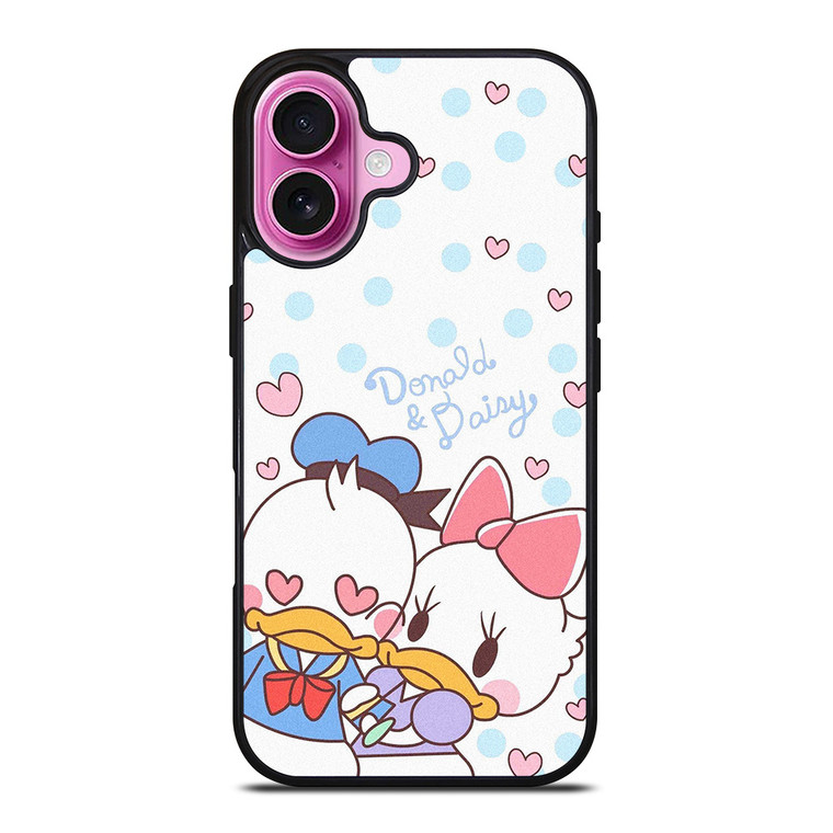 DONALD LOVE DAISY DUCK CUTE iPhone 16 Plus Case Cover