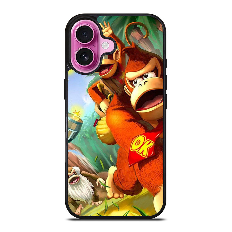 DONKEY KONG NINTENDO GAMES 4 iPhone 16 Plus Case Cover