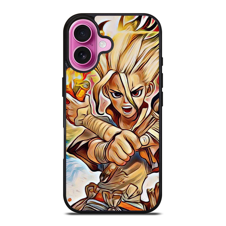 DR STONE ANIME ART iPhone 16 Plus Case Cover