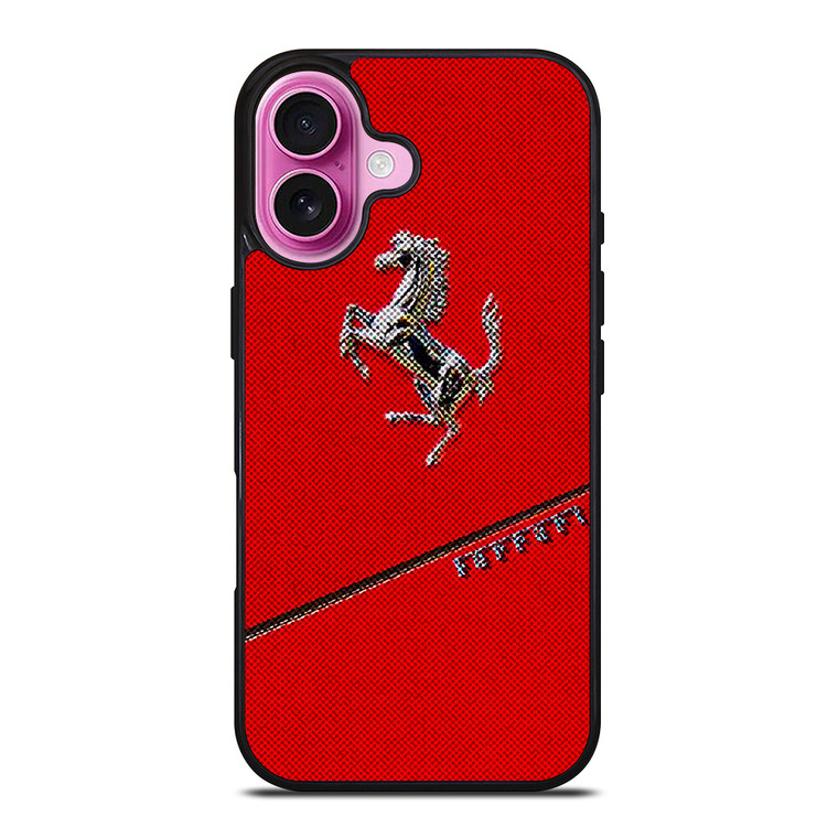 FERRARI RED CAR LOGO iPhone 16 Plus Case Cover