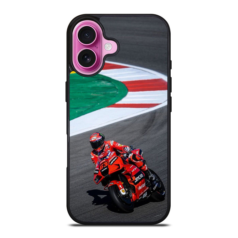 FRANCESCO PECCO BAGNAIA DUCATI MOTO GP iPhone 16 Plus Case Cover