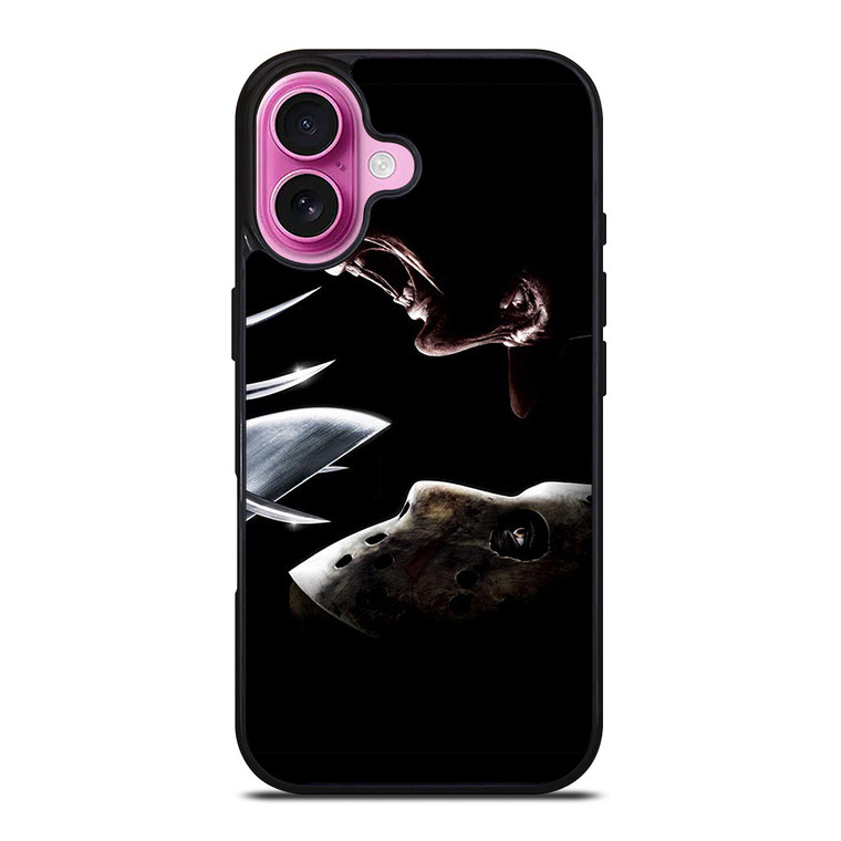FREDDY KRUEGER VS JASON VOORHEES iPhone 16 Plus Case Cover