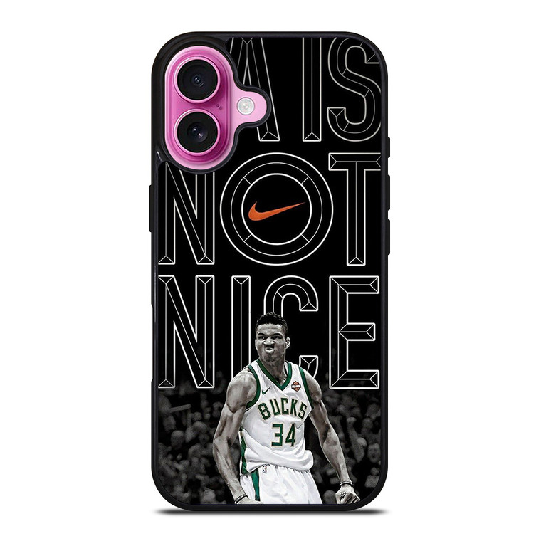 GIANNIS ANTETOKOUNMPO BUCKS iPhone 16 Plus Case Cover