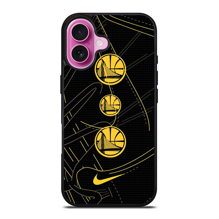 GOLDEN STATE WARRIORS NIKE NBA BASKETBALL iPhone 16 Plus Case Cover
