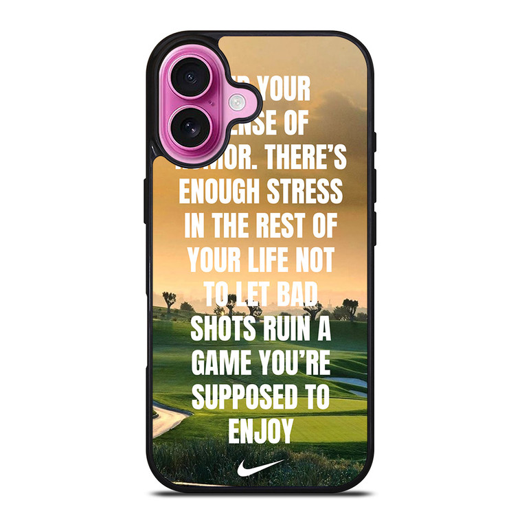 GOLF NIKE QUOTES iPhone 16 Plus Case Cover