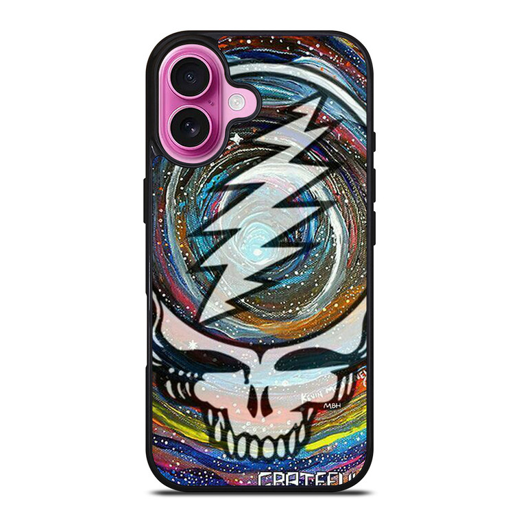 GRATEFUL DEAD SKULL NEBULA iPhone 16 Plus Case Cover