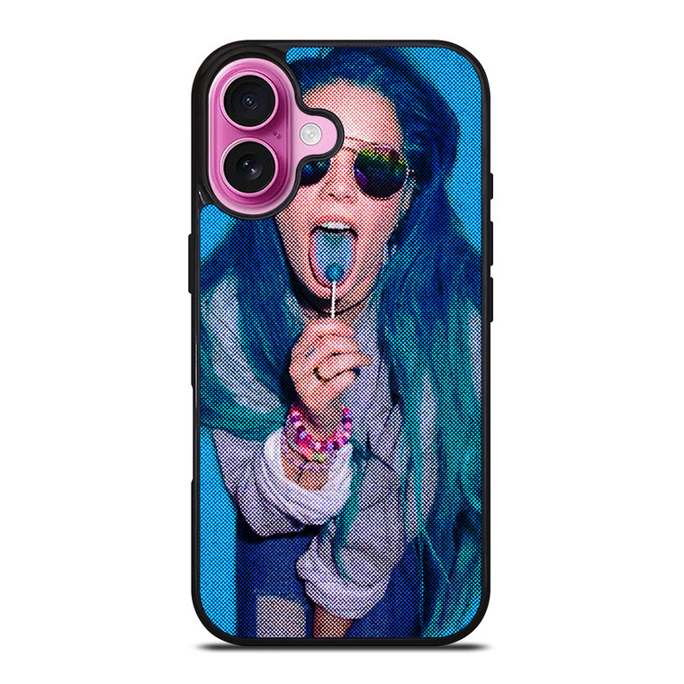 HALSEY BLUE HAIR SINGER iPhone 16 Plus Case Cover