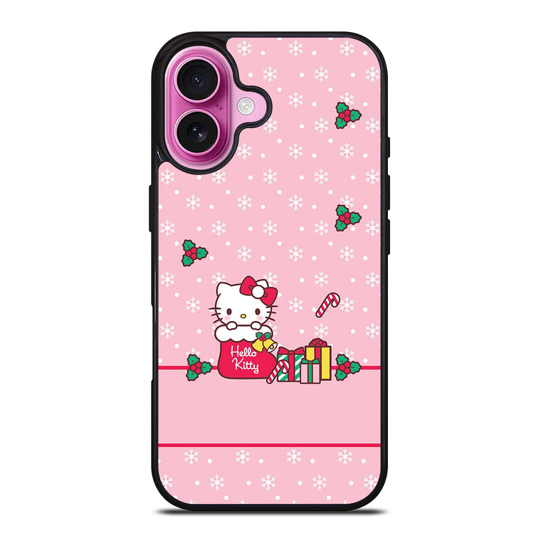 HELLO KITTY DISNEY CHRISTMAS iPhone 16 Plus Case Cover