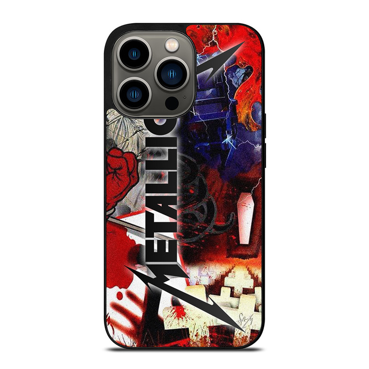 METALLICA ROCK BAND ALL ALBUM iPhone 13 Pro Case Cover