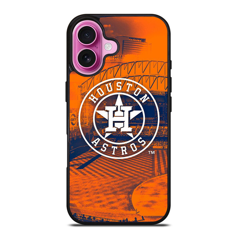 HOUSTON ASTROS ICON MLB BASEBALL TEAM LOGO iPhone 16 Plus Case Cover