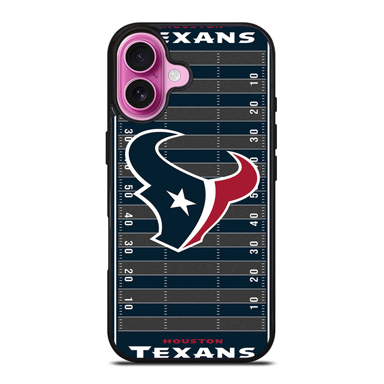 HOUSTON TEXANS FOOTBALL FIELD iPhone 16 Plus Case Cover