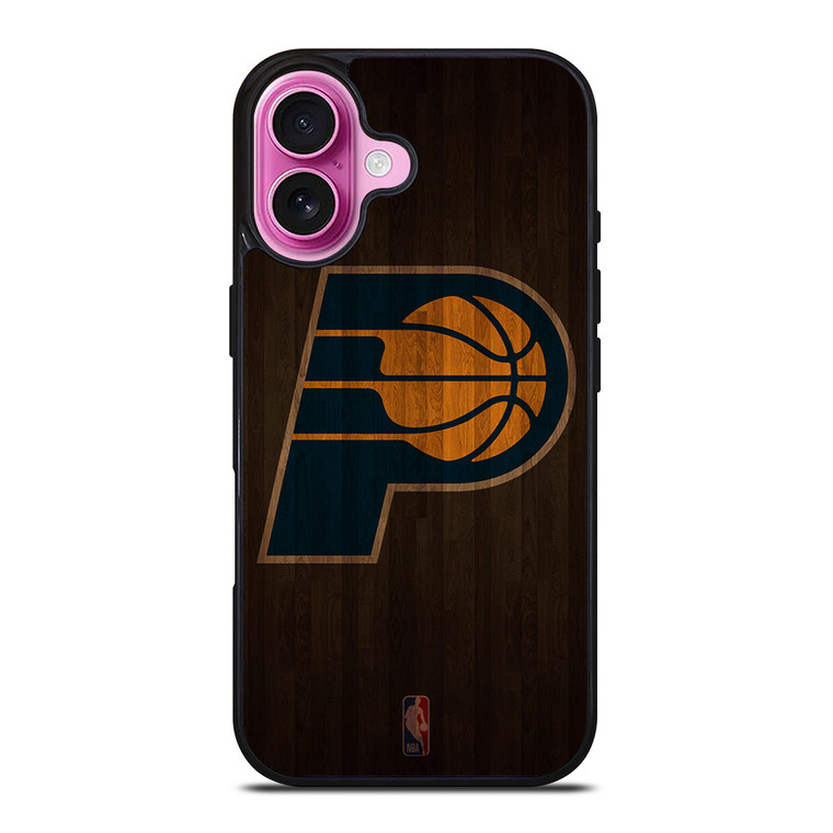 INDIANA PACERS BASKETBALL COURT NBA iPhone 16 Plus Case Cover
