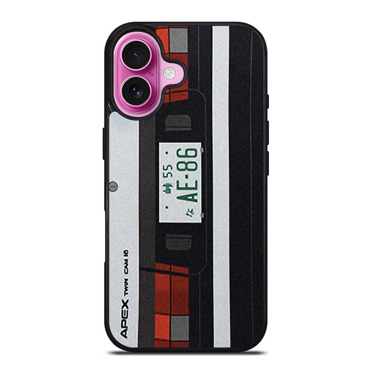 INITIAL D APEX TWIN CAR iPhone 16 Plus Case Cover