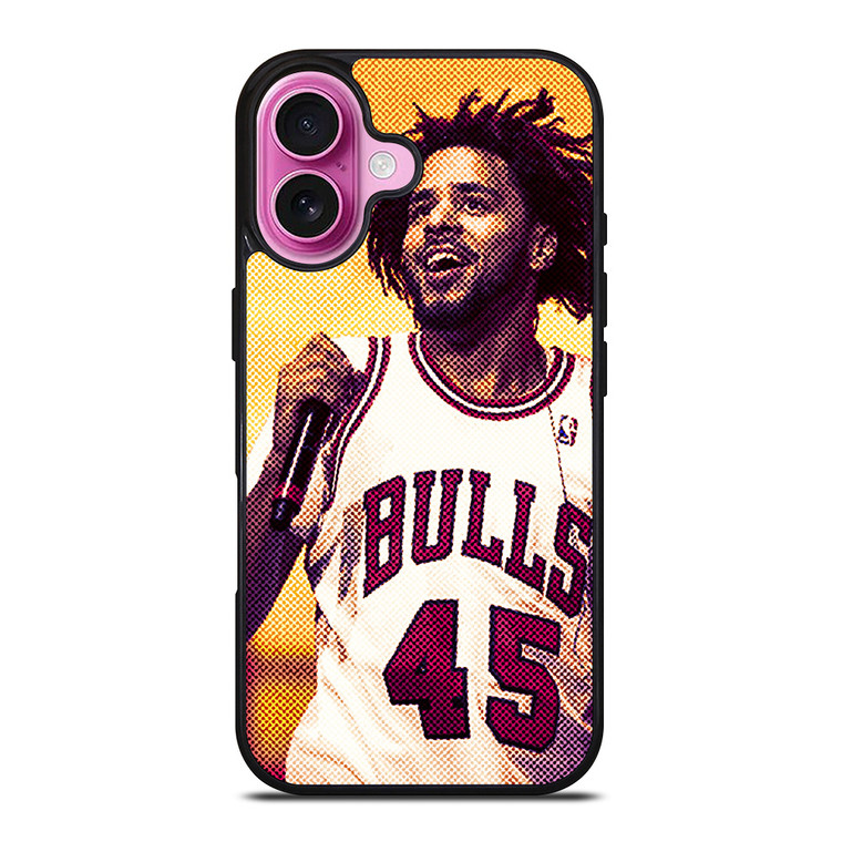 J COLE CHICAGO BULLS iPhone 16 Plus Case Cover