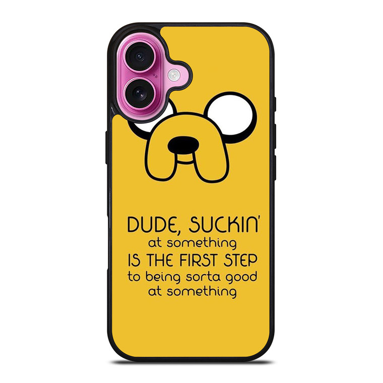 JAKE ADVENTURE TIME QUOTES iPhone 16 Plus Case Cover