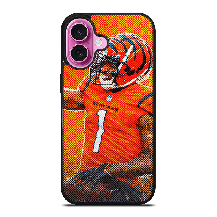 JAMARR CHASE CINCINNATI BENGALS NFL FOOTBALL 2 iPhone 16 Plus Case Cover JAMARR CHASE CINCINNATI BENGALS NFL FOOTBALL 2 iPhone 16 Plus Case Cover