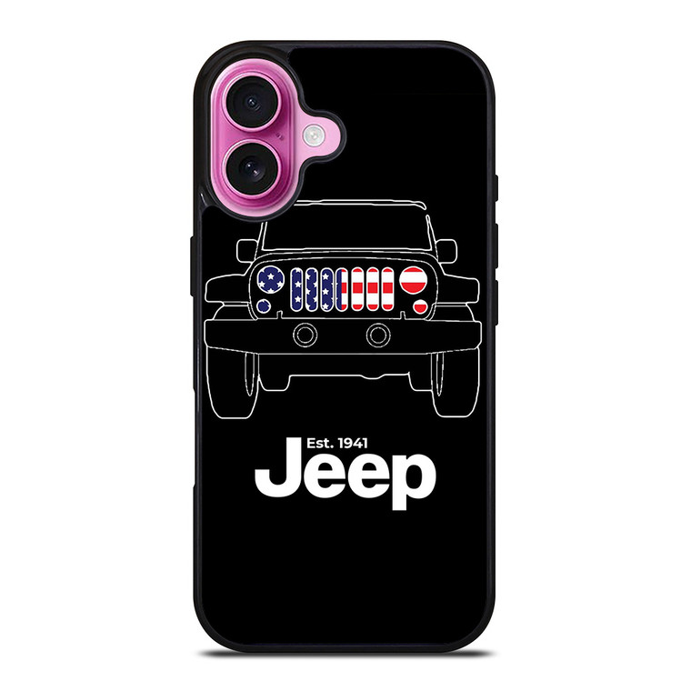 JEEP AMERICA 1941 iPhone 16 Plus Case Cover