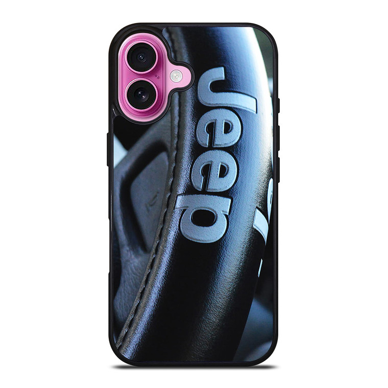 JEEP LOGO STEERING INTERIOR iPhone 16 Plus Case Cover