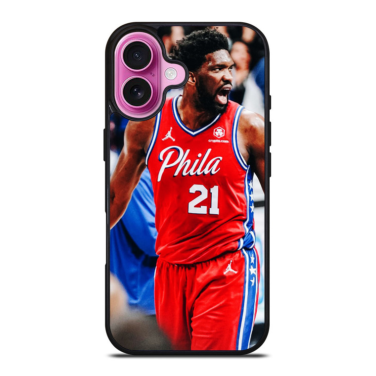 JOEL EMBIID PHILADELPHIA SIXERS 3 iPhone 16 Plus Case Cover