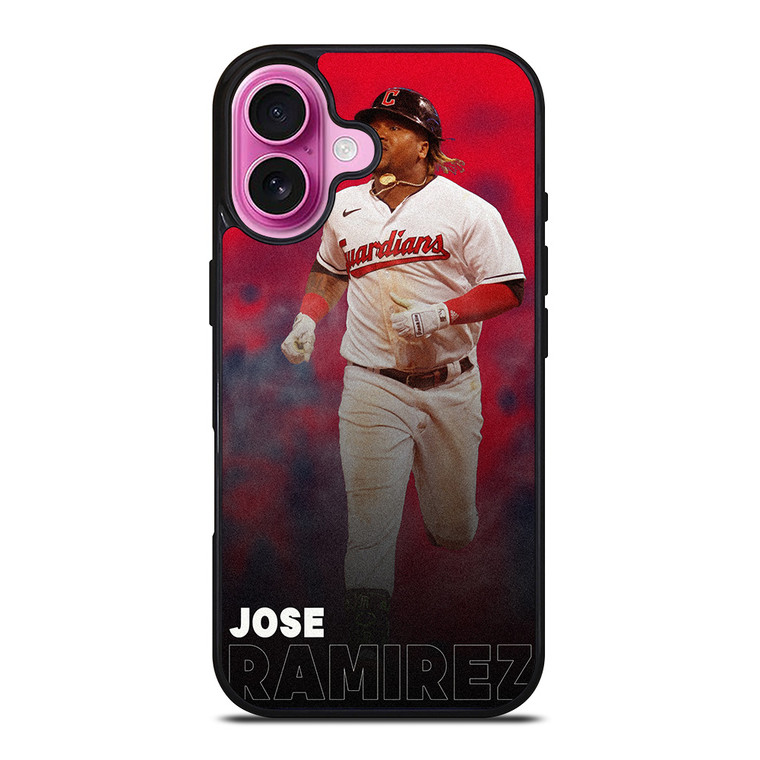 JOSE RAMIREZ CLEVELAND GUARDIANS MLB iPhone 16 Plus Case Cover