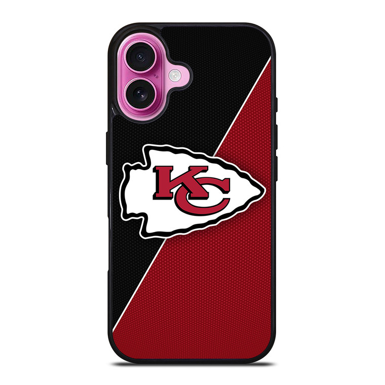 KANSAS CITY CHIEFS NFL FOOTBALL LOGO iPhone 16 Plus Case Cover