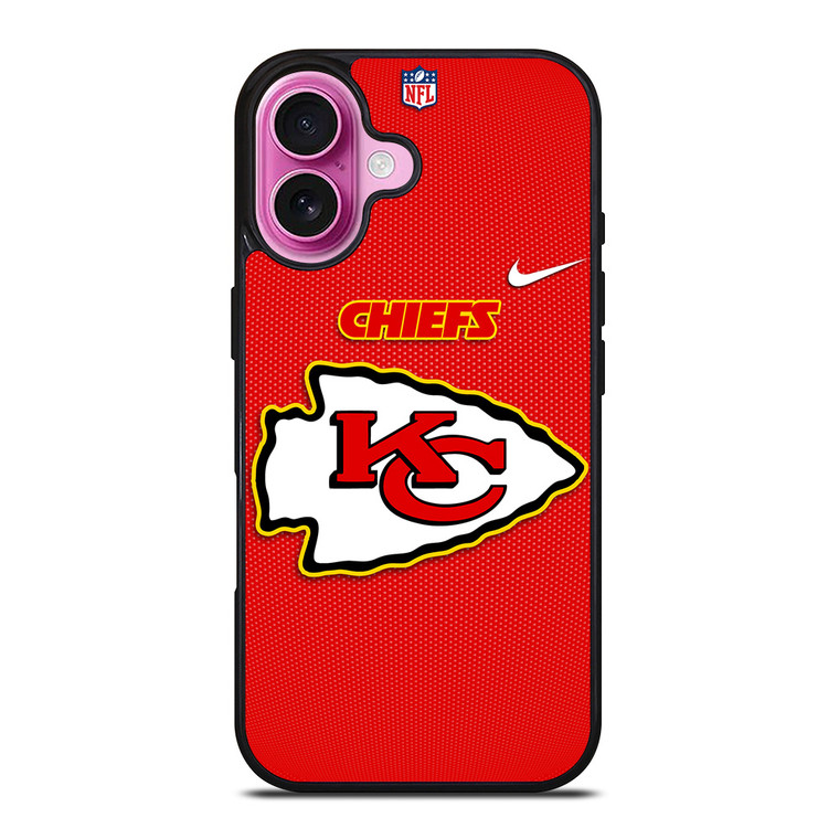 KANSAS CITY CHIEFS NFL FOOTBALL NIKE iPhone 16 Plus Case Cover