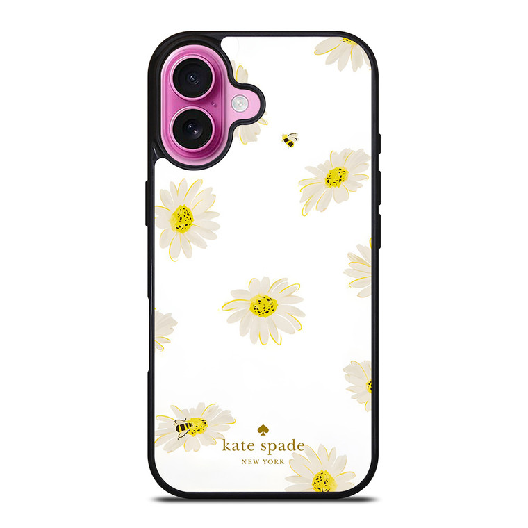 KATE SPADE NEW YORK LOGO SUN FLOWERS ICON iPhone 16 Plus Case Cover