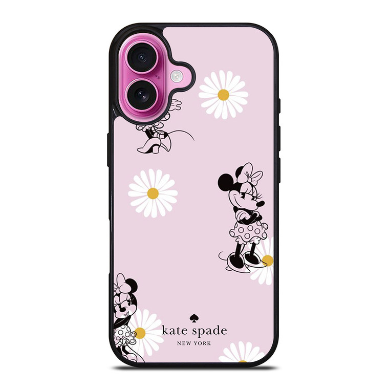 KATE SPADE NEW YORK LOGO X MINNIE MOUSE DISNEY iPhone 16 Plus Case Cover