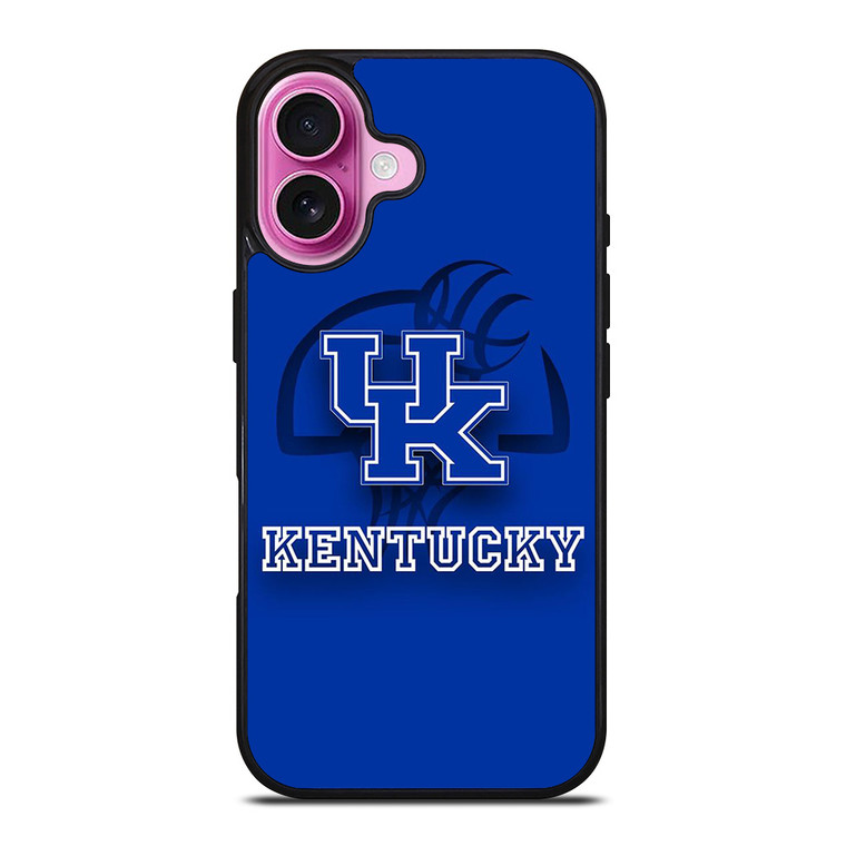 KENTUCKY WILD CATS UNIVERSITY BASKETBALL TEAM LOGO iPhone 16 Plus Case Cover