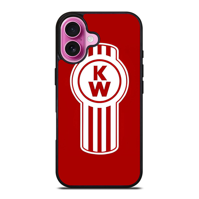 KENWORTH TRUCK RED LOGO iPhone 16 Plus Case Cover