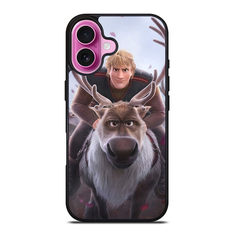 KRISTOFF SVEN DISNEY FROZEN iPhone 16 Plus Case Cover KRISTOFF SVEN DISNEY FROZEN iPhone 16 Plus Case Cover
