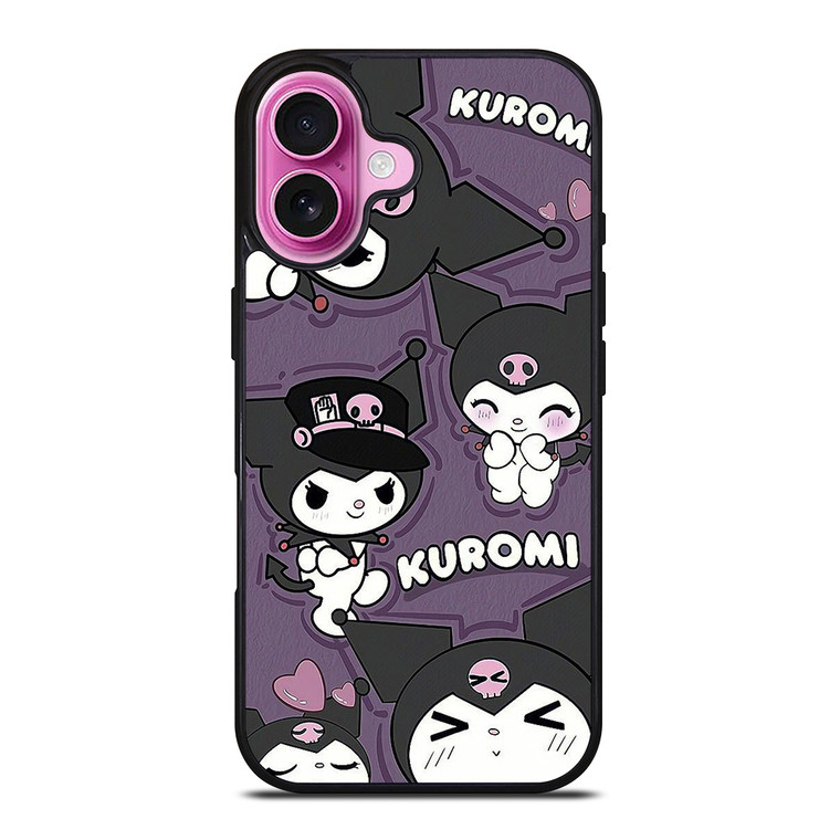 KUROMI CAT CARTOON iPhone 16 Plus Case Cover