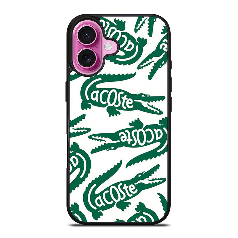 LACOSTE CROC CUTE ICON iPhone 16 Plus Case Cover