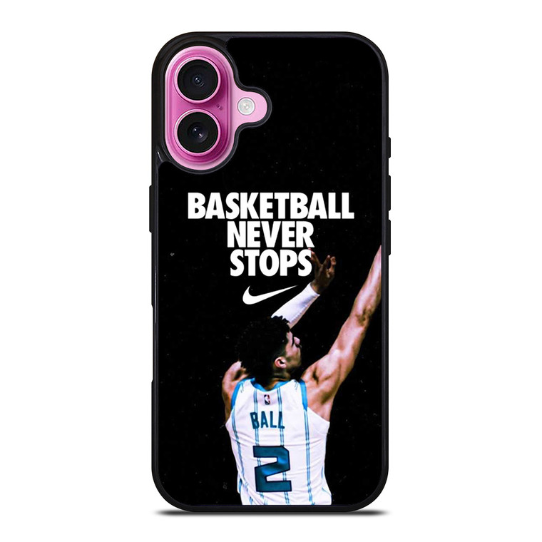 LAMELO BALL CHARLOTTE HORNETS iPhone 16 Plus Case Cover