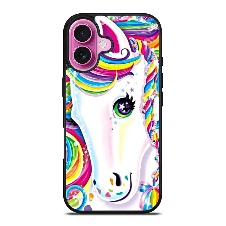 LISA FRANK UNICORN HORSE ART iPhone 16 Plus Case Cover
