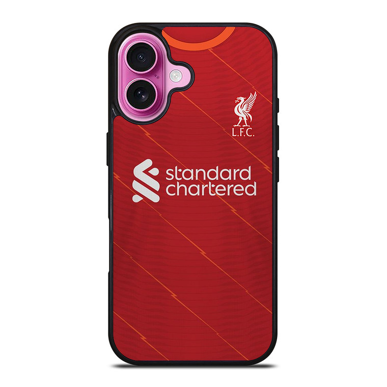 LIVERPOOL JERSEY HOME 2021 iPhone 16 Plus Case Cover