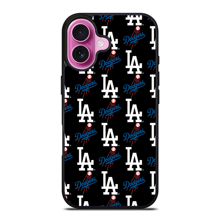 LOS ANGELES DODGERS BASEBALL PATTERN iPhone 16 Plus Case Cover LOS ANGELES DODGERS BASEBALL PATTERN iPhone 16 Plus Case Cover