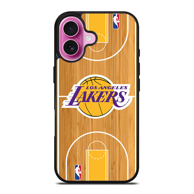 LOS ANGELES LAKERS NBA ARENA iPhone 16 Plus Case Cover
