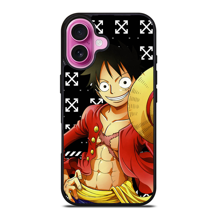LUFFY OFF WHITE 2 iPhone 16 Plus Case Cover