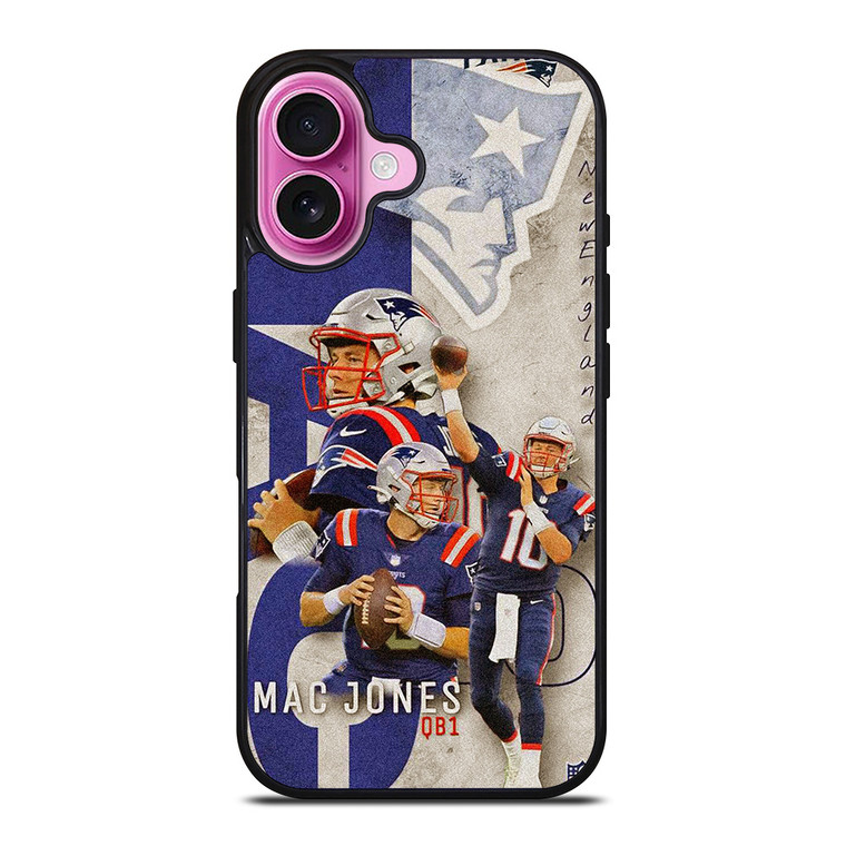 MAC JONES NEW ENGLAND PATRIOT NFL iPhone 16 Plus Case Cover