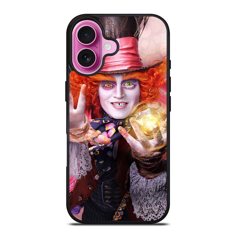 MAD HATTER ALICE IN WONDERLAND MOVIES 2 iPhone 16 Plus Case Cover