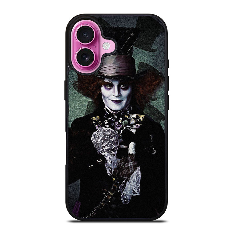 MAD HATTER ALICE IN WONDERLAND iPhone 16 Plus Case Cover MAD HATTER ALICE IN WONDERLAND iPhone 16 Plus Case Cover