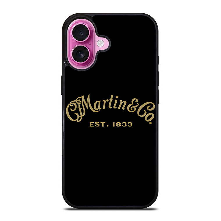 MARTIN AND CO GUITAR LOGO iPhone 16 Plus Case Cover