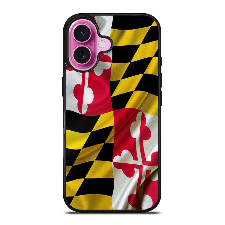 MARYLAND STATES FLAG iPhone 16 Plus Case Cover MARYLAND STATES FLAG iPhone 16 Plus Case Cover