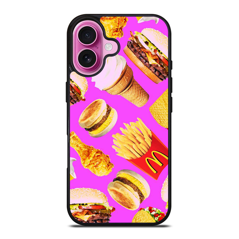 MCDONALD KAWAII FAST FOOD iPhone 16 Plus Case Cover